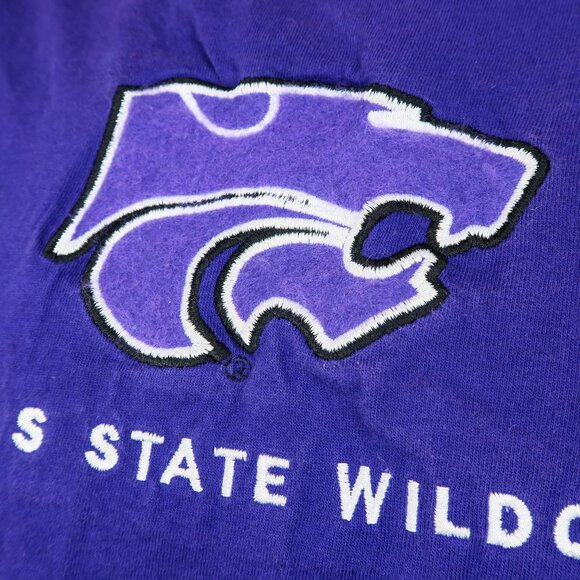 Vintage 90s Kansas State Wildcats Embroidered Shirt - Picture 3 of 5